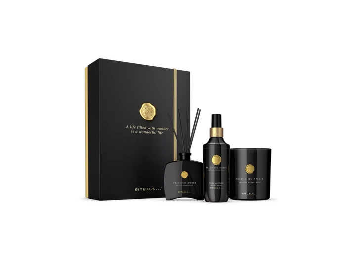 Подарунковий набір ароматів для дому The Rituals Private Collection Precious Amber (8719134203387) - Фото 1 Подарунковий набір ароматів для дому The Rituals Private Collection Precious Amber (8719134203387) - изображение 1