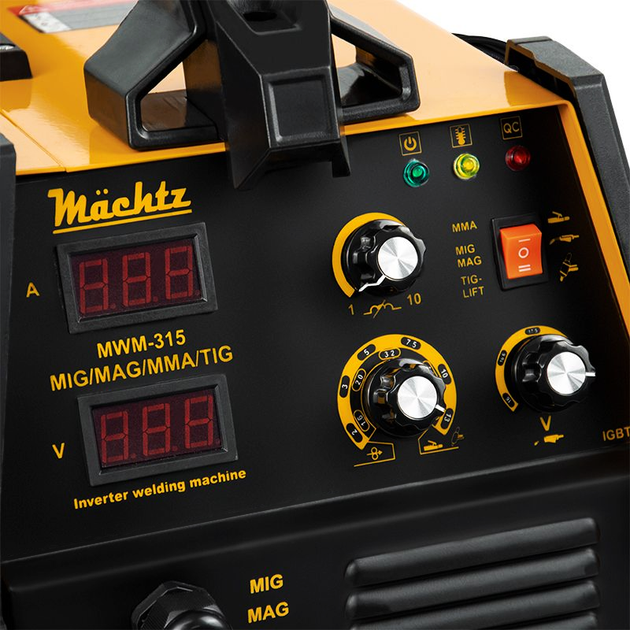 Сварочный аппарат Mächtz MWM-315 MIG/MAG/MMA/TIG, полуавтомат 4 в 1 - изображение 8
