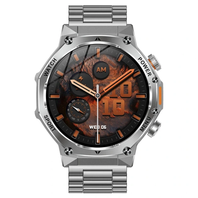 Розумний смарт годинник Smart Surf X Pro Silver Steel, 2 ремінці - изображение 2