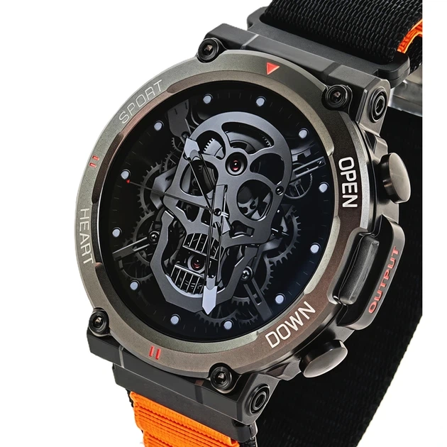 Розумний смарт годинник Smart Storm Cyber Orange, 2 ремінці - Фото 2 Розумний смарт годинник Smart Storm Cyber Orange, 2 ремінці - изображение 2