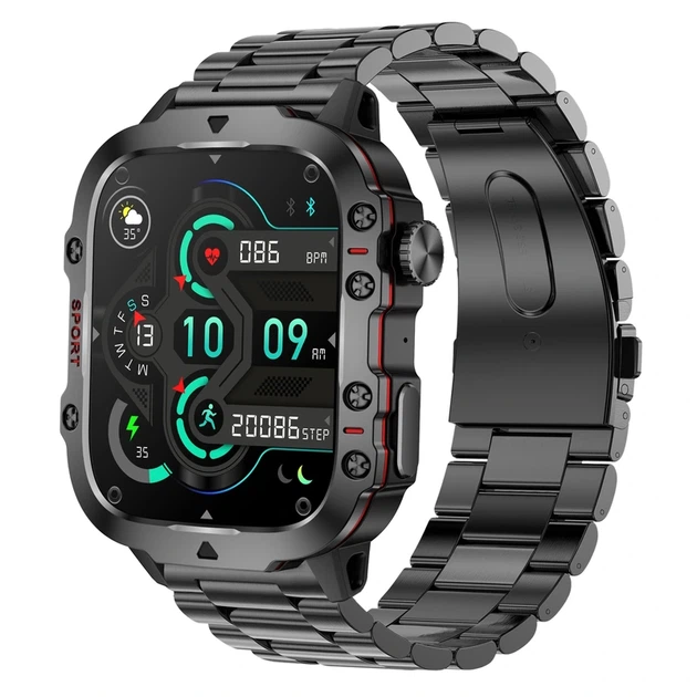 Розумний смарт годинник Smart Expert Nano Steel, 2 ремінці - Фото 5 Розумний смарт годинник Smart Expert Nano Steel, 2 ремінці - зображення 5
