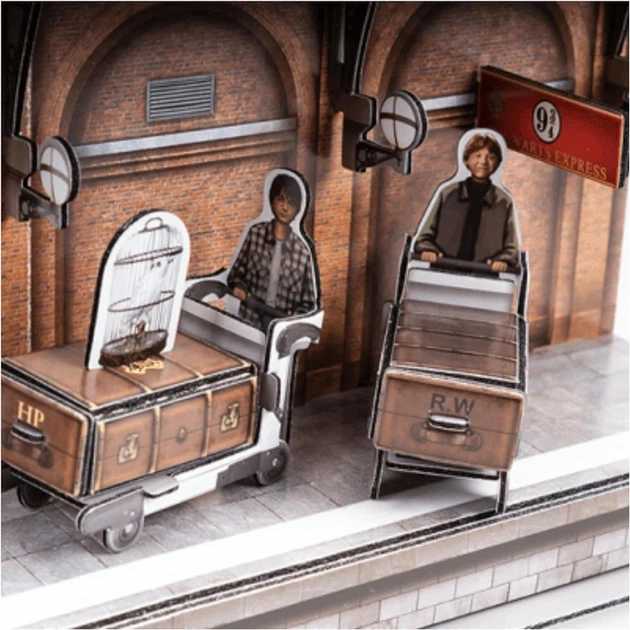 Гоґвортський Експрес Пазл 3D (Hogwarts Express Set 3D puzzle) - изображение 6