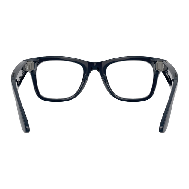 Смарт-очки Ray-Ban Meta Wayfarer Gen 2 Shiny Cosmic Blue/Clear Sapphire (RW4012 6628/MF 50-23) - зображення 6