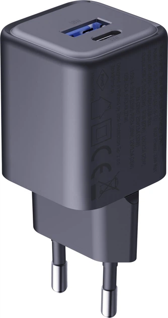 Ładowarka sieciowa 3MK Hyper Charger PD 33W GaN QC4+ Black (5903108684316) - Zdjęcie 4 Ładowarka sieciowa 3MK Hyper Charger PD 33W GaN QC4+ Black (5903108684316) - obraz 4