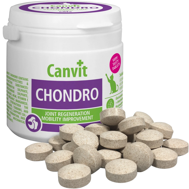 Витаминно-минеральный комплекс для котов Canvit Chondro 100 г can50743 - Фото 1 Витаминно-минеральный комплекс для котов Canvit Chondro 100 г can50743 - изображение 1