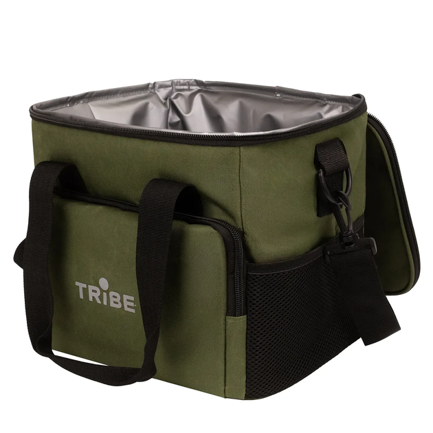 Термосумка для пікніка Tribe Cooler 10 л. (27×23×24 см) (T-IF-0009-green) - Фото 4 Термосумка для пікніка Tribe Cooler 10 л. (27×23×24 см) (T-IF-0009-green) - зображення 4