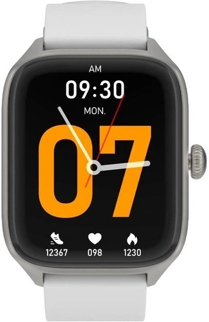 Смарт-годинник Gelius GP-SW012 Amazwatch GTS Silver - Фото 2 Смарт-годинник Gelius GP-SW012 Amazwatch GTS Silver - зображення 2