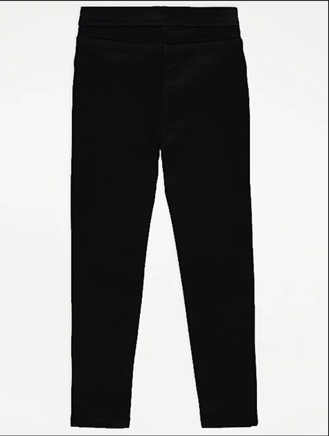 Джеггинсы George Black Wash Denim Jeggins 116-122 см (6-7 лет) для девочки Черные - изображение 2