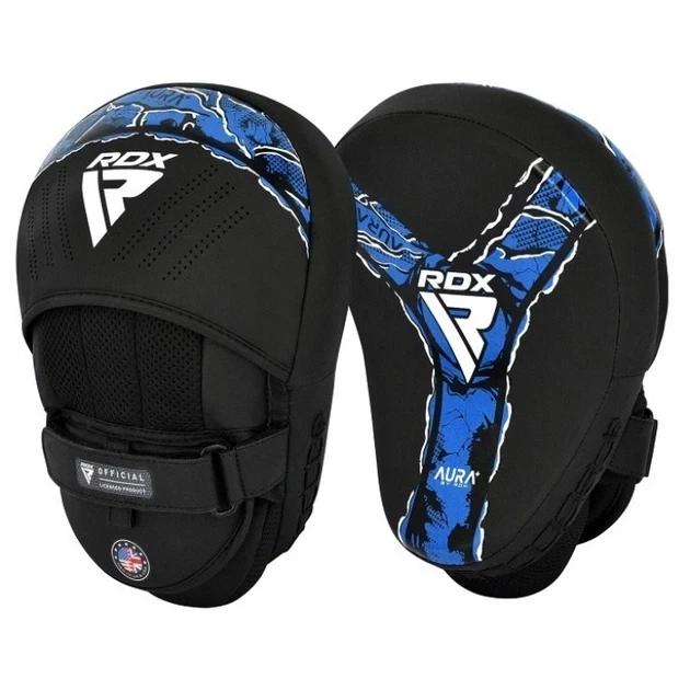 Лапы боксерские RDX Focus Pad Aura F-17 (FPR-F17BU) Black/Blue - Фото 1 Лапы боксерские RDX Focus Pad Aura F-17 (FPR-F17BU) Black/Blue - изображение 1