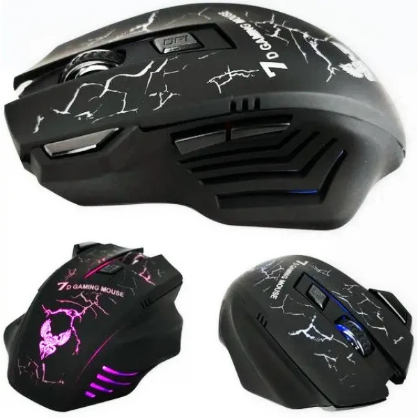 Ігрова мішка Gaming Mouse IX7 USB з RGB підсвіткою, провідна геймерська міша для ПК та ноутбука - зображення 2