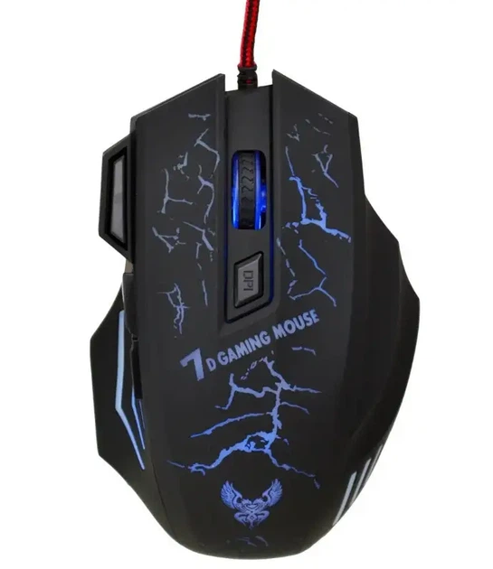 Ігрова мішка Gaming Mouse IX7 USB з RGB підсвіткою, провідна геймерська міша для ПК та ноутбука - зображення 3