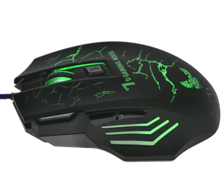 Ігрова мішка Gaming Mouse IX7 USB з RGB підсвіткою, провідна геймерська міша для ПК та ноутбука - зображення 5