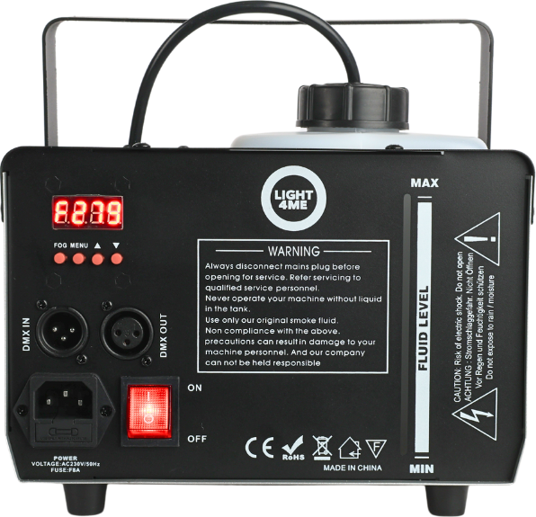 Wytwornica dymu Light4Me FOG 1500 LED V2 (5908249826694) - obraz 17