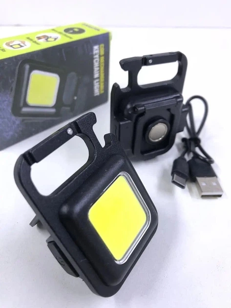 Акумуляторний ліхтар-карабін LED CARPRIE LW-06 ZL 2021/8940 1315 400 лм з магнітом, карабіном, кріпленням під штатив, USB-C заряджанням, водонепроникний компактний світлодіодний ліхтар для кемпінгу, туризму, рибо - изображение 3