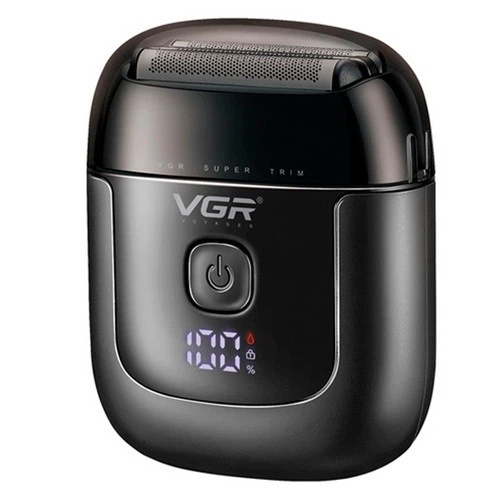 Сіткова електробритва VGR V380 трьома плаваючими сітками IPX6 USB зарядка сухе та вологе гоління компактний акумуляторний шейвер для чоловіків професійна бритва для бороди та щетини - изображение 2