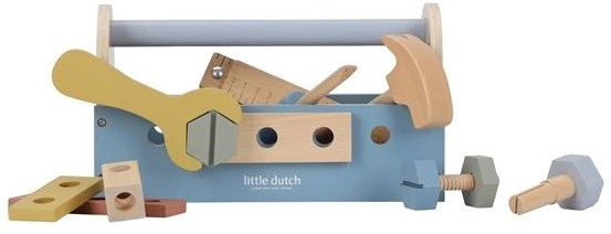 Zestaw do zabawy Little Dutch Toolbox - majsterkowicz FSC (LD2544) (8713291225442) - obraz 2