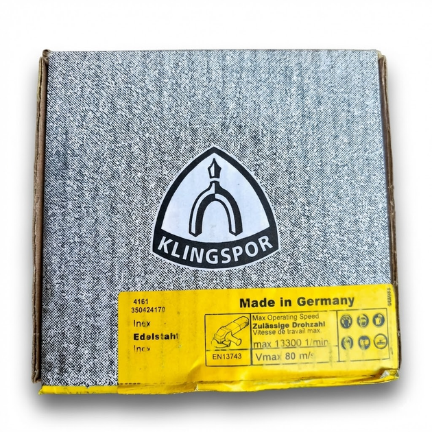 Фибровый шлифовальный круг с цирконой Klingspor CS 565 115 мм, P36 (0981) - Фото 4 Фибровый шлифовальный круг с цирконой Klingspor CS 565 115 мм, P36 (0981) - изображение 4