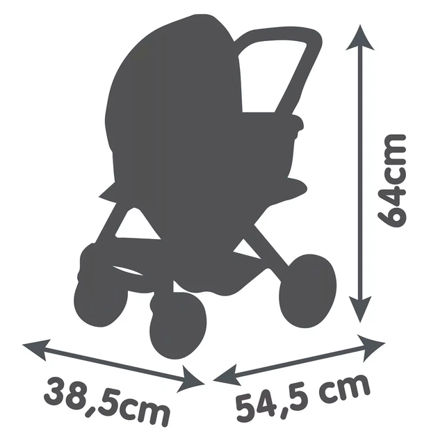 Коляска для ляльки Smoby Maxi-Cosi Айворі 3в1 (7600253122) - изображение 3