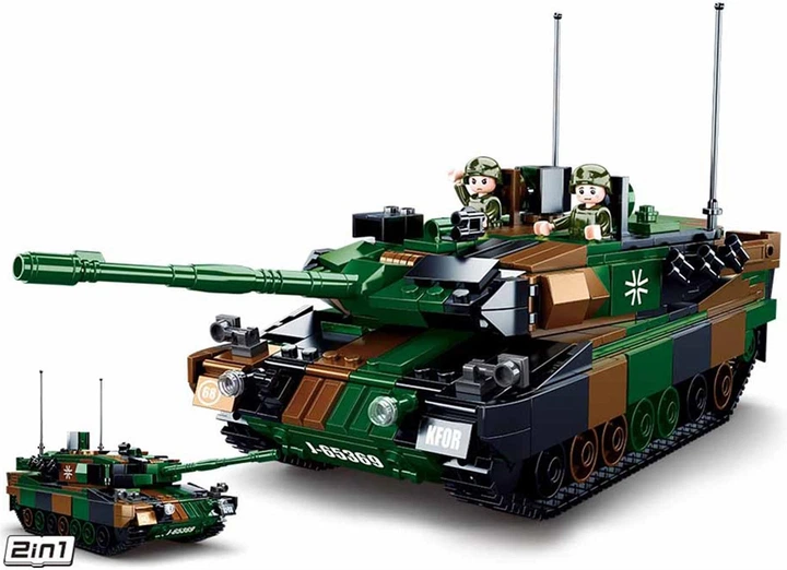 Klocki konstrukcyjne Sluban Army Battle Tank Europe 766 elementów 2499457 (6938242957094) - obraz 2