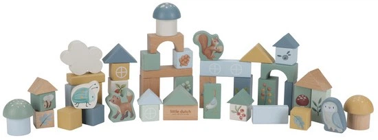 Конструктор Little Dutch Лісові друзі FSC 50 елементів (LD7245) (8713291772458) - зображення 2