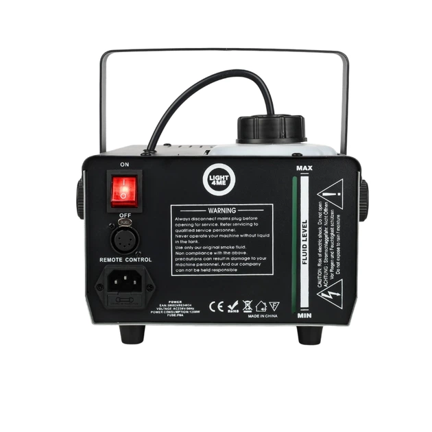 Wytwornica dymu Light4Me Fog Control 1500 Timer (5908249824041) - obraz 4