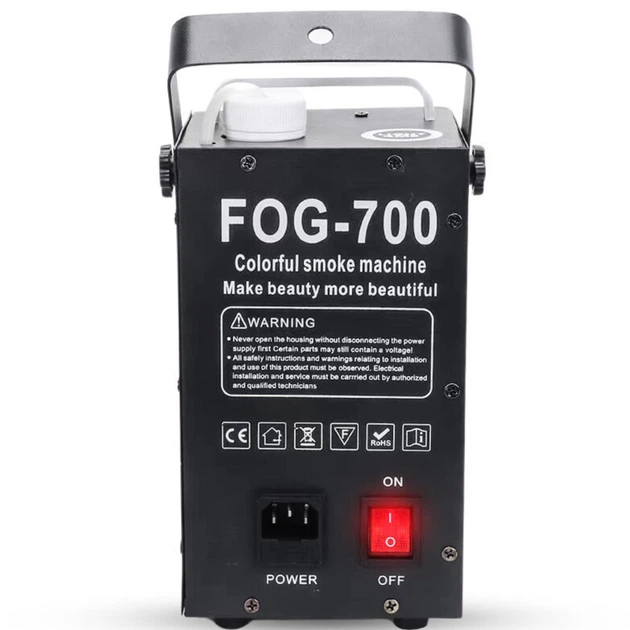 Wytwornica dymu z LED i kulą disco Light4Me Party Fog 700 W (5908249831742) - obraz 3