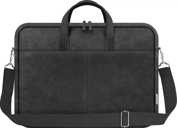 Сумка для ноутбука Defender Solid leather 15.6" PU Black (26091) - зображення 3