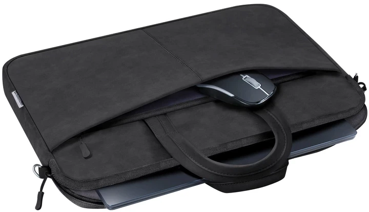 Сумка для ноутбука Defender Solid leather 15.6" PU Black (26091) - зображення 6