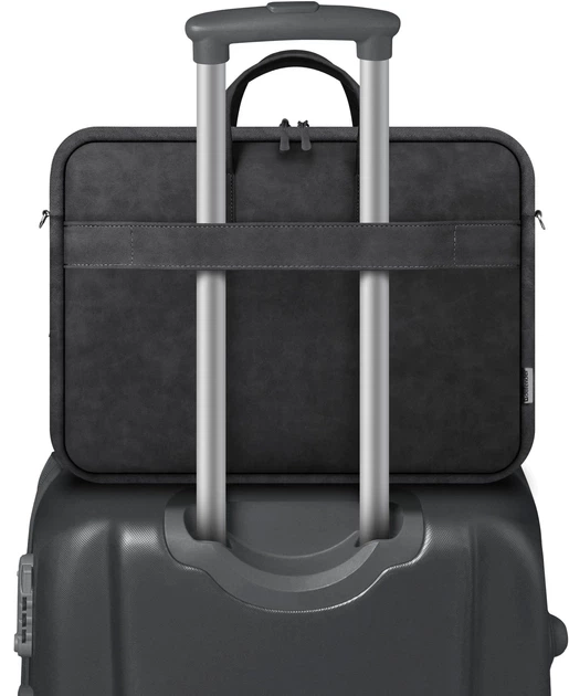 Сумка для ноутбука Defender Solid leather 15.6" PU Black (26091) - зображення 7