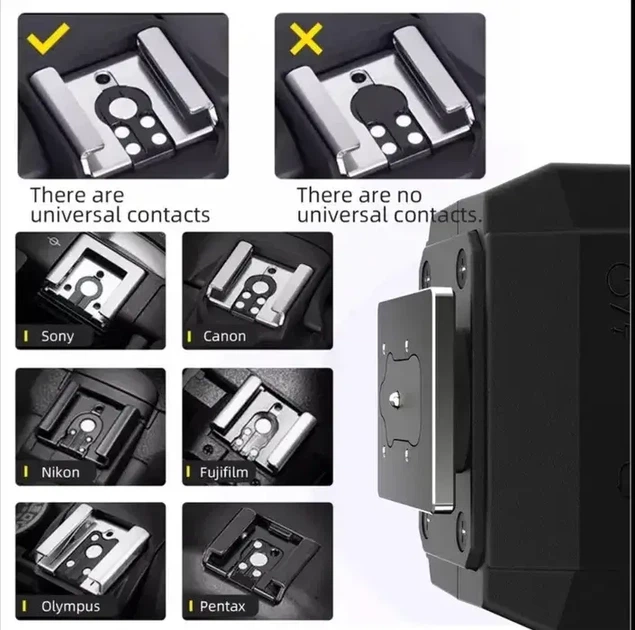 Desiontal F02 – портативная мини-вспышка для камеры Sony, Canon, Nikon - Фото 6 Desiontal F02 – портативная мини-вспышка для камеры Sony, Canon, Nikon - изображение 6