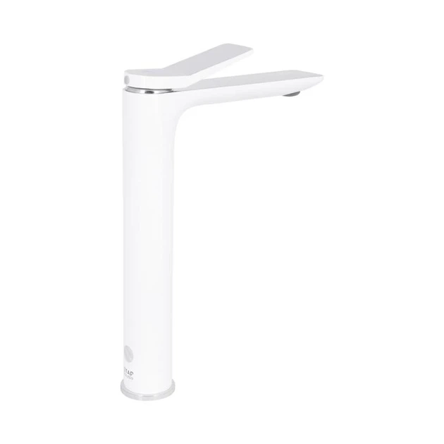 Змішувач для раковини Qtap Presto високий QTPRE269CRW45577 Chrome/White - изображение 3