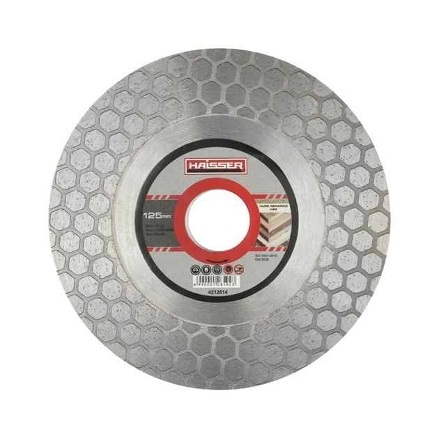 Диск алмазний Hurd Ceramics H25 125*1.6*25*22.23 HAISSER 4212614 - Фото 1 Диск алмазний Hurd Ceramics H25 125*1.6*25*22.23 HAISSER 4212614 - изображение 1