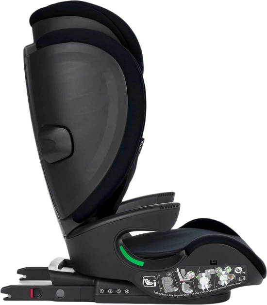 Автокрісло Petite&Mars Elite Fix Pro i-Size Black Air 100-150 см (8596202010838) - зображення 4