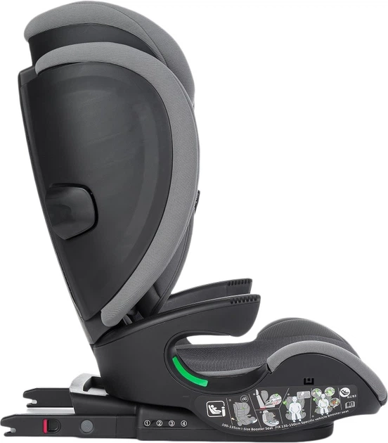 Автокрісло Petite&Mars Elite Fix Pro i-Size Grey Air 100-150 см (8596202010845) - зображення 3
