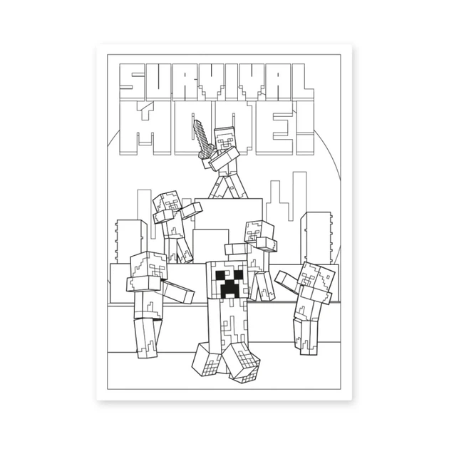 Раскраска Minecraft YES 742915 12 л. Разноцветный shop (4823091915093) - Фото 2 Раскраска Minecraft YES 742915 12 л. Разноцветный shop (4823091915093) - изображение 2