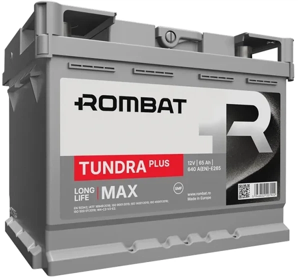 Автомобільний акумулятор Rombat Tundra Plus 6CT-65 Ah (-/+) (5946602007922) - зображення 2