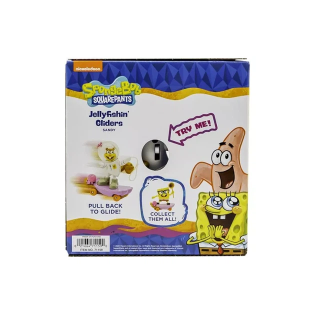 Фігурка SpongeBob SquarePants Ковзач-медузолов Сенді (FR71163/71159) - изображение 6