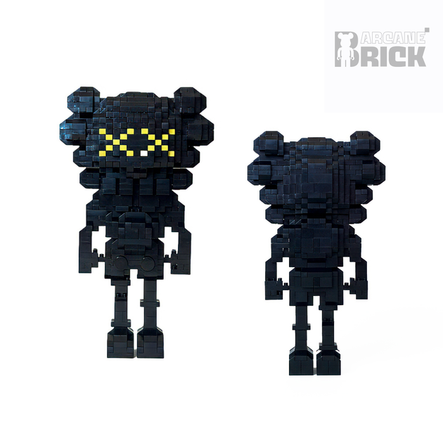 Блочный 3D конструктор "Cyber Kaws" 11см сборная коллекционная настольная 3д фигурка для интрьера - изображение 2