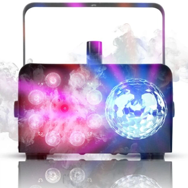 Wytwornica dymu z LED i kulą disco Light4Me Fog 600W LED Ball (5908249838857) - obraz 7