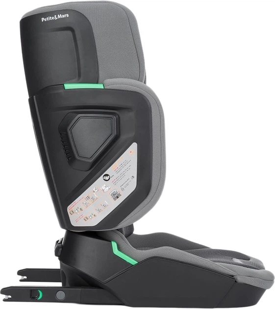 Автокрісло Petite&Mars Flex Pro i-Size Grey Air 100-150 см (8596202010470) - зображення 4