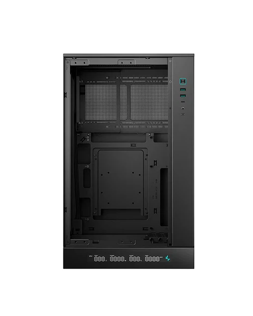 Корпус Deepcool CH270 Digital чорний безБЖ Mini-ITX/Micro-ATX/Micro-ATX(RearConnector),1x3.5"/1х2.5" (CH270 DIGITAL) - зображення 3