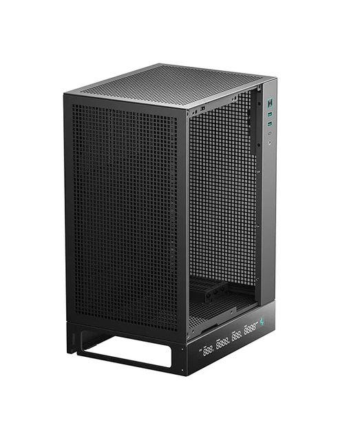 Корпус Deepcool CH170 Digital черный без БП Mini-ITX, 3.5"x1/2.5"(на выбор одно из трех:2.5SSD/3.5HDD/12смвент) (CH170 DIGITAL) - изображение 3