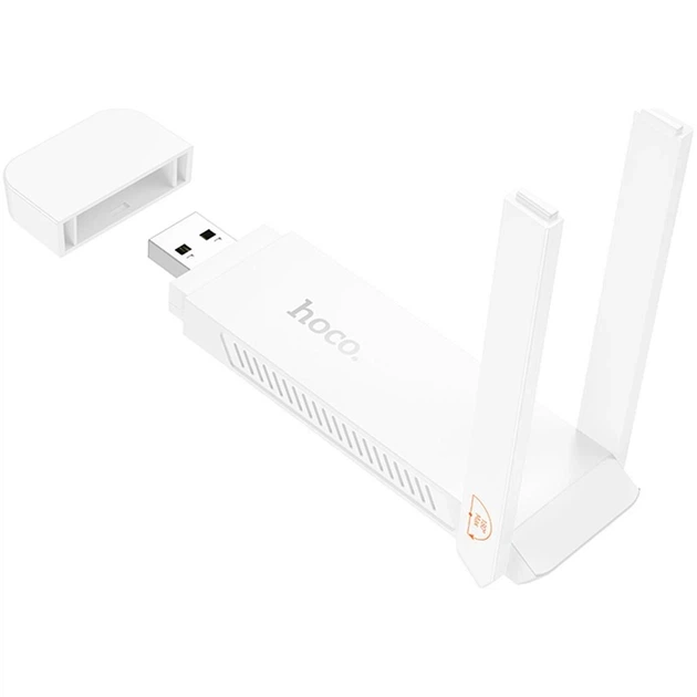 USB WiFi адаптер Hoco HI40 беспроводной сетевой адаптер с поддержкой WiFi 6 для ПК и ноутбука (786087) - изображение 2