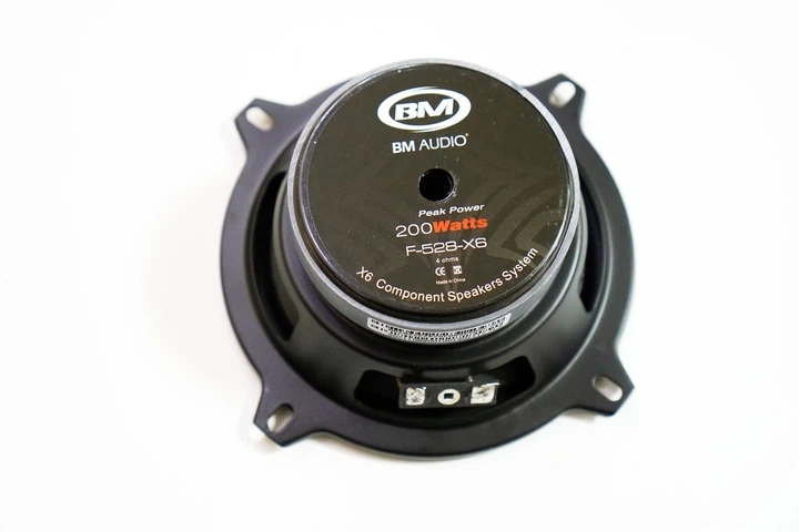 Автомобільні колонки Boschmann BM Audio F-528-X6 13 см 200 Вт, компонентна автоакустика 2-полосова, динаміки 5" з твіттерами - изображение 5