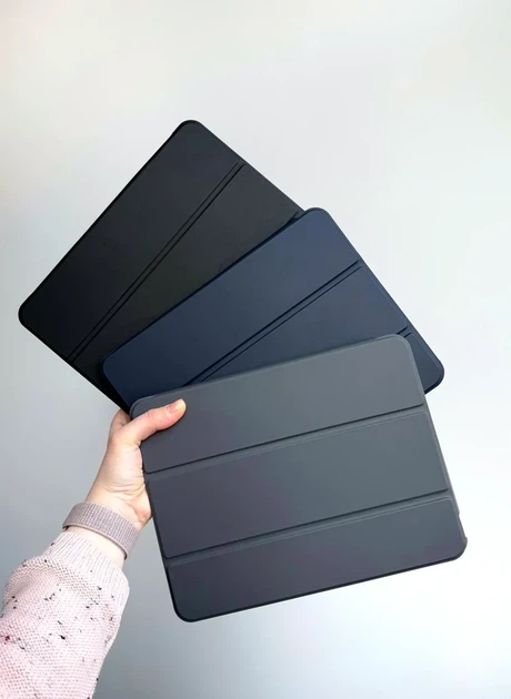 Чохол Smart Case для iPad 10.9 2022 10th Gen iPad 11 A16 2025 з тримачем для стілуса захисний сірий - Фото 2 Чохол Smart Case для iPad 10.9 2022 10th Gen iPad 11 A16 2025 з тримачем для стілуса захисний сірий - зображення 2