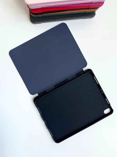 Чохол Smart Case для iPad 10.9 2022 10th Gen iPad 11 A16 2025 з тримачем для стілуса захисний сірий - Фото 3 Чохол Smart Case для iPad 10.9 2022 10th Gen iPad 11 A16 2025 з тримачем для стілуса захисний сірий - зображення 3