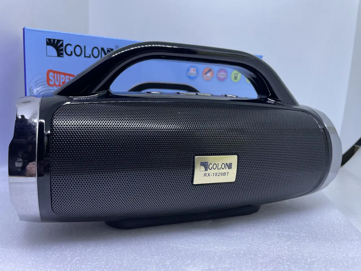Колонка портативная Golon Bluetooth с FM-приемником, USB, microSD, AUX, стерео 12 Вт, аккумулятор 2000 мАч - изображение 7