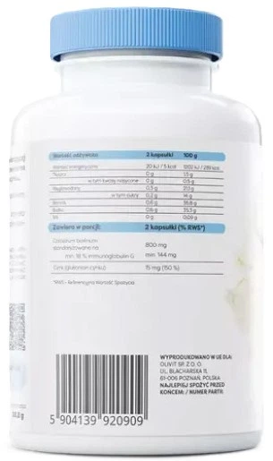 Kolostrum Osavi 800 mg 120 kapsułek (5904139920909) - obraz 2