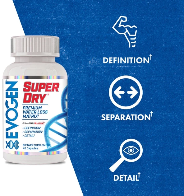 Diuretyk Evogen Super Dry 45 kapsułek (817189027304) - obraz 3