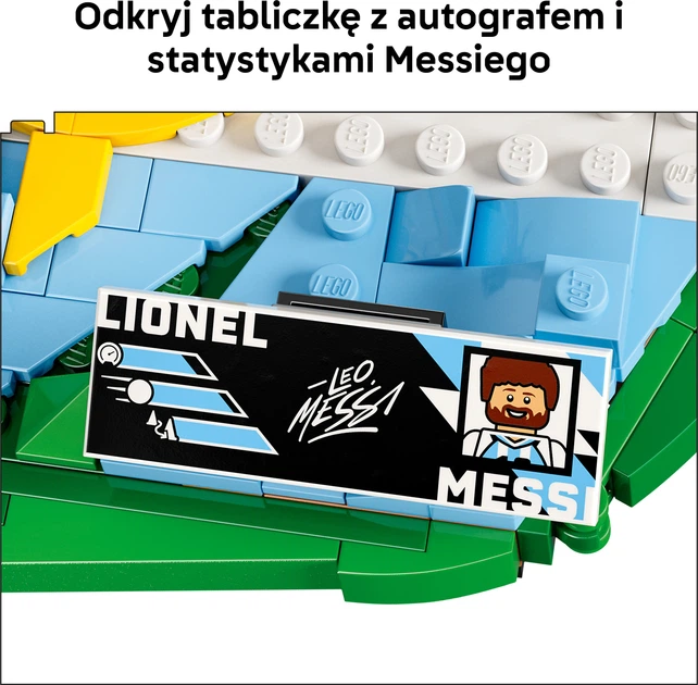 Конструктор LEGO Editions Football Ліонель Мессі — найкращі моменти футбольних матчів 500 деталей (43011) - Фото 5 Конструктор LEGO Editions Football Ліонель Мессі — найкращі моменти футбольних матчів 500 деталей (43011) - зображення 5